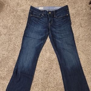Dark blue gap sexy boot jeans, size 28/6r